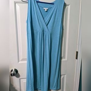 J. Jill women's sky blue midi dress size M